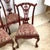 Wood Set of Six Chippendale Style Mahogany Dining Chairs, Carved Splat Backs, Ball-and-Claw Feet For Sale - Image 7 of 12