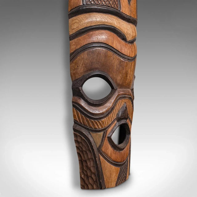 1970's Tall Vintage Tribal Mask For Sale - Image 6 of 9
