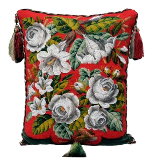 Victorian Beaded Cushion, Circa 1860