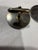 Vintage 8k Gold / Sterling Silver Roman Bust Cuff Links, A Pair For Sale - Image 4 of 4