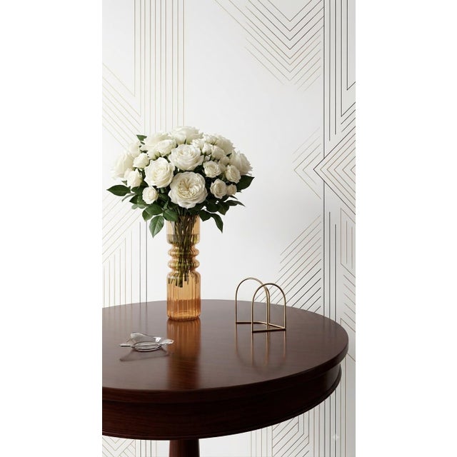 Mid-Century Modern Mid-Century Italian Amber Glass Vase, 1960s For Sale - Image 3 of 4