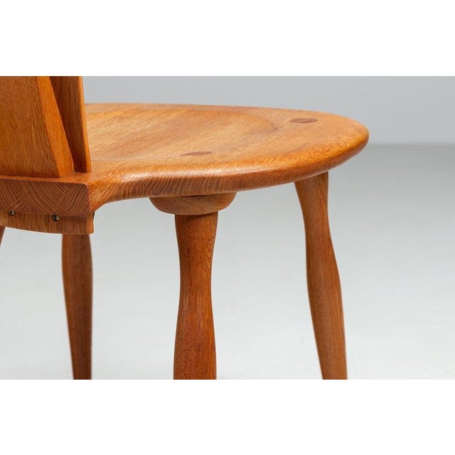 Vintage Scandinavian Dining Chairs in Oak, Sweden, 1960, Set of 4 For Sale - Image 13 of 14