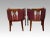 Fine Antique Edwardian Inlay Mahogany Upholstered Club Chairs With Brass Tacks, a Pair C.1900 For Sale - Image 4 of 9