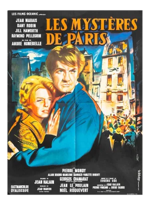 1962 Original French Movie Poster, Les Mysteres De Paris (Small)