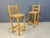 1960s Vintage Oak and Papercord Bar Stools, 1960s, Set of 4 For Sale - Image 5 of 15