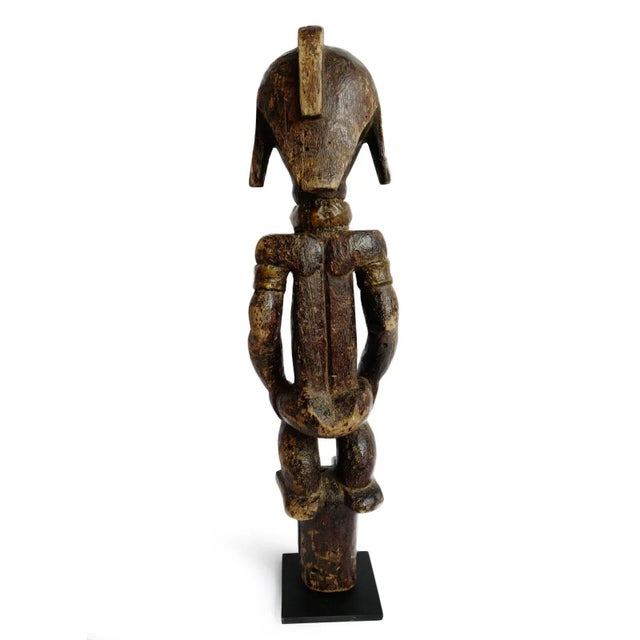Antique Old African Fang Female Figure on Post For Sale - Image 4 of 10