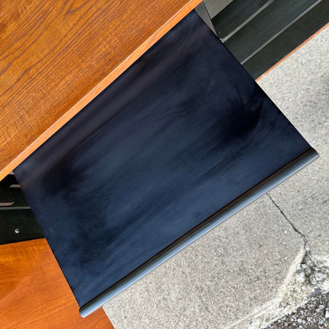 Harvey Probber Teak and Brass Credenza For Sale - Image 9 of 12