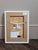 Blue 2026 Contemporary 'Geometric Collage in Blue Triangles' Original Mini Abstract Mixed Media Painting by British Artist Dave Boyd, Framed For Sale - Image 8 of 8
