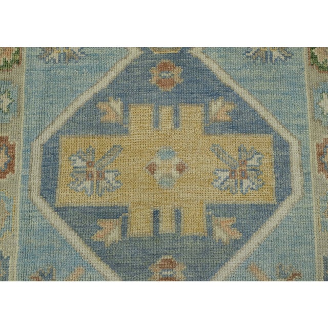 Turkish Oushak Rug 2'8" x 6'6" #18002 For Sale In Houston - Image 6 of 8