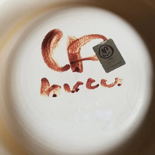 1950s Mid-Century Italian Ceramic Centerpiece from IP Bucci For Sale - Image 5 of 6