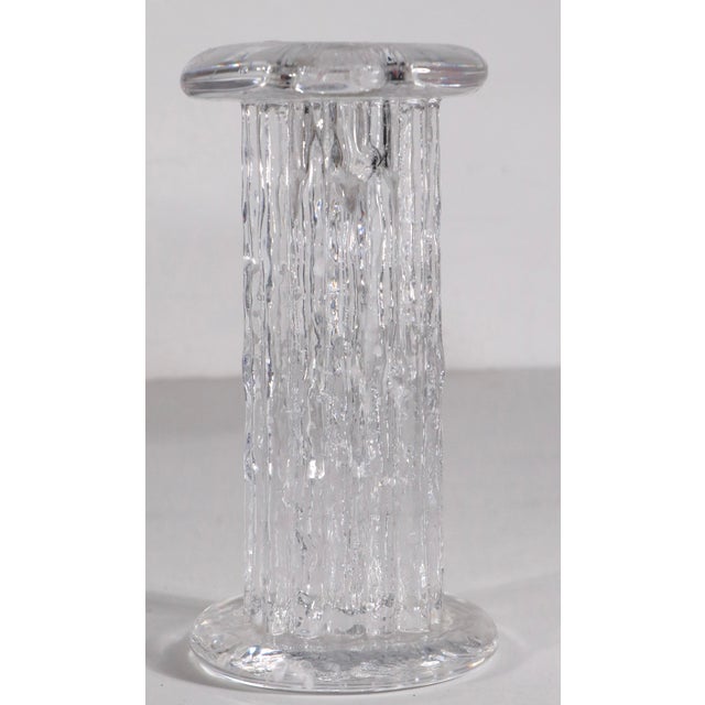 Mid Century Kosta Boda Rurik Icicle Candlestick by Ann Goran Warff 1970's For Sale In New York - Image 6 of 7
