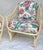 Ficks Reed 1980's Rattan Lattice Barrel Lounge Chairs With Chinoiserie Cushions in the Style of Ficks Reed a Pair For Sale - Image 4 of 16