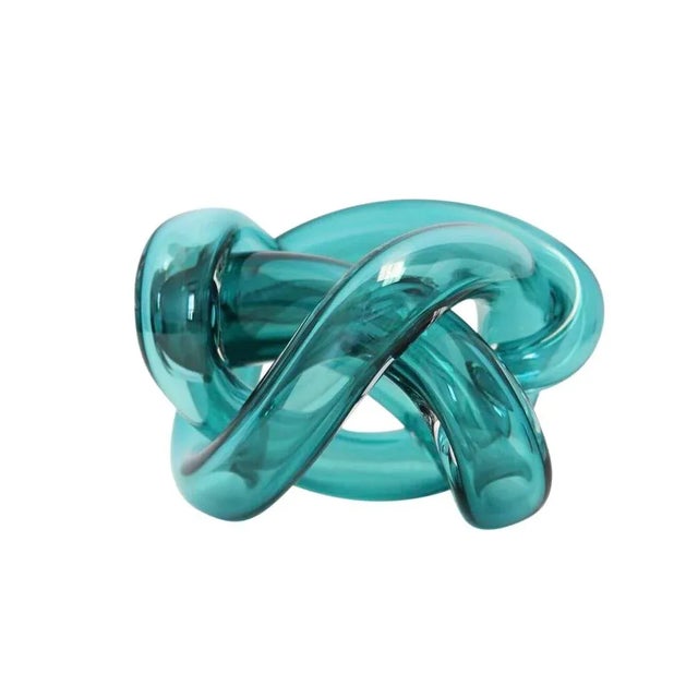 Wrap Object Glass Knot - Lagoon For Sale