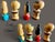 Vintage Japanese Kokeshi Dolls-Set of 4-Miniature Hand Painted Wood-Japan- MCM For Sale - Image 9 of 11