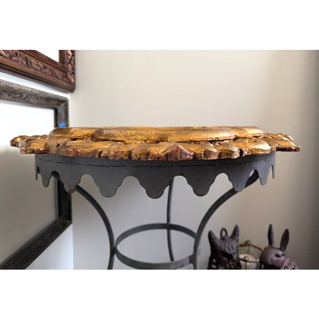Mid Century Quatrefoil Florentine Mirror For Sale - Image 11 of 17