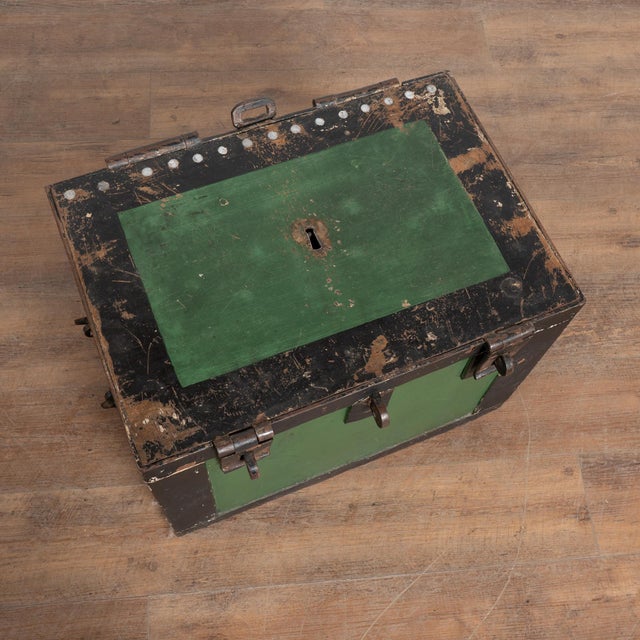 Late 19th Century Iron Lock Box From Sweden For Sale - Image 4 of 11