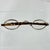 American Historical Civil War Era Brass Frame Ladies Magnifying Glasses For Sale - Image 3 of 10