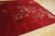 Ruby Red 1920s Ruby Red Floral Antique Chinese Art Deco Carpet 9' X 12 Knotted Wool Rug For Sale - Image 8 of 10