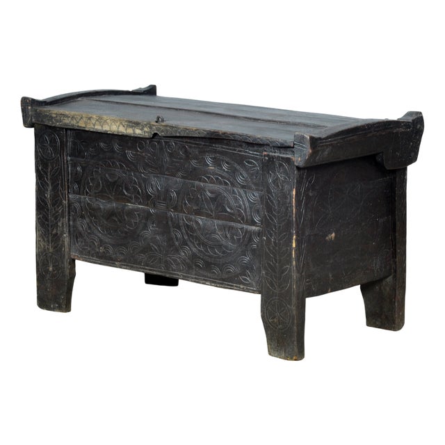 Antique Shepherd's Chest, 1850s For Sale