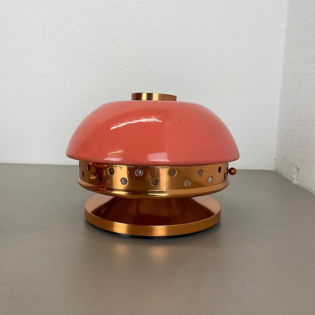 Pink Spot Ceiling Light Flush Mount in the style of Stilnovo, Italy, 1950s, Set of 2 For Sale - Image 12 of 18