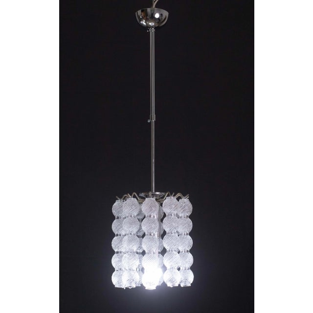 Italian Vintage Murano Glass Chandelier, 1970 For Sale - Image 3 of 11