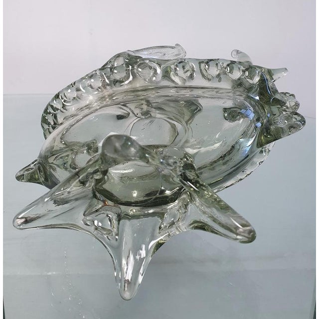 Murano Glass Vase and Candle Holder with Mystical Fox, Italy, 1940s For Sale - Image 6 of 9