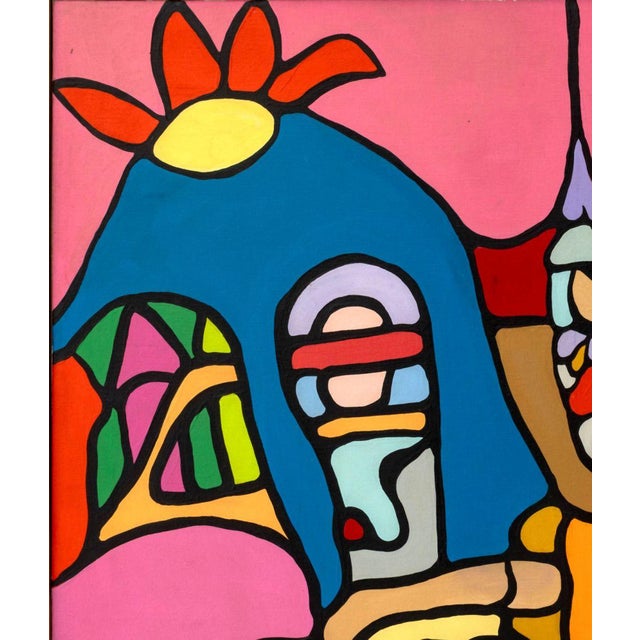 Ruth Mollo Untitled Acrylic on Canvas, 1975 For Sale - Image 4 of 7