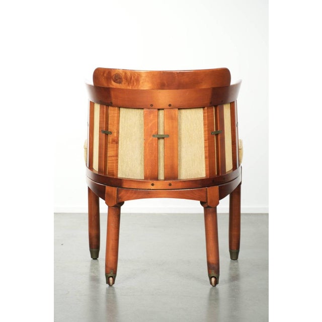 Schuitema Shaker Series Dining Chair with Yellow Fabric For Sale - Image 4 of 13