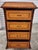 Vintage Late 20th Century Faux Bamboo & Rattan Chest of Drawers For Sale - Image 14 of 15