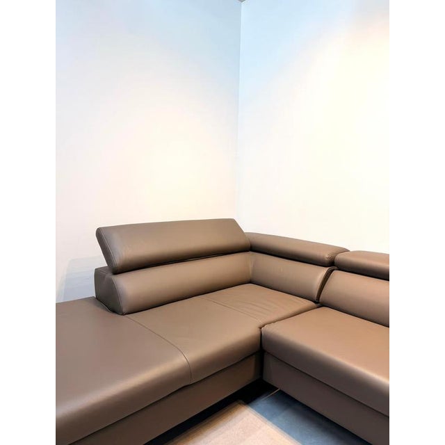 Modular Leather Corner Sofa with Recliner Function from Gova For Sale - Image 5 of 6