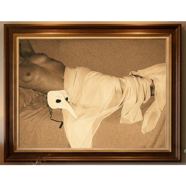Vincenzo Marega, Composition 12, Nude, 2026, Giclee Print on Canvas For Sale - Image 4 of 4