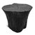 Solid lychee wood stump stool or side table. Attractive modern black finish subtly highlighting the natural wood grain....