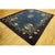 1920s Antique Blue Navy Traditional Floral Birds Chinese Peking Wool Rug For Sale - Image 9 of 10