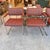 Orange Vintage Set of 4 Milo Baughman '1188' Chrome and Orange Wool Dining Chairs For Sale - Image 8 of 15