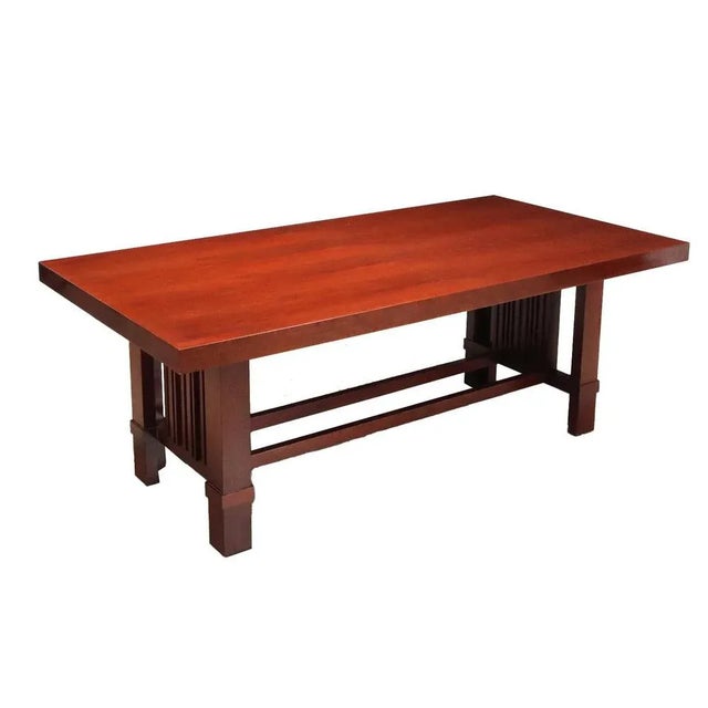 Cherry Taliesin Table from Cassina, Italy, 1989 For Sale - Image 10 of 10