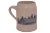 Rustic European Vintage Blue German Ironstone Ceramic Stein For Sale - Image 3 of 6