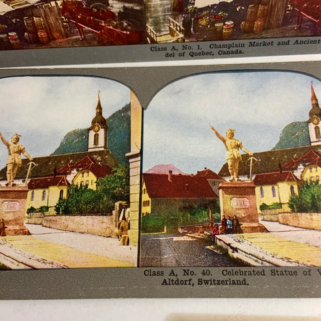 Realism 1895 Stereoviews Canada Switzerland Set of 5 For Sale - Image 3 of 7