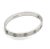 1990s Cartier Love Bracelet in 18k White Gold For Sale - Image 5 of 9
