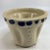 Early 20th Century Antique French Cheese Mold Strainer Faisselle Footed Stonewear Sieve Holes 4.5in For Sale - Image 5 of 14