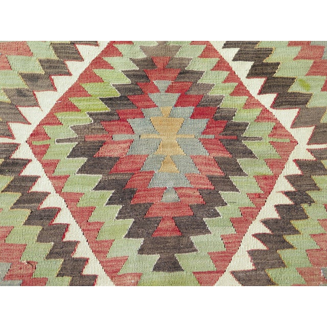 Textile 1960s Turkish Handmade Area Rug For Sale - Image 7 of 13