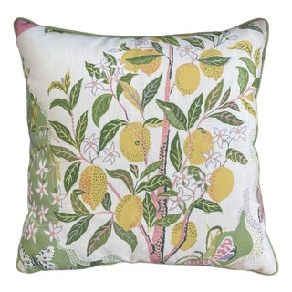 Schumacher Citrus Garden Pillows For Sale