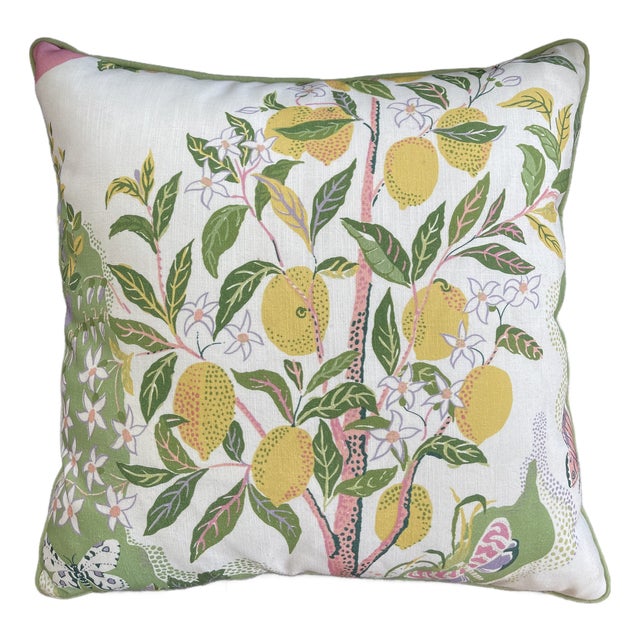 Schumacher Citrus Garden Pillows For Sale