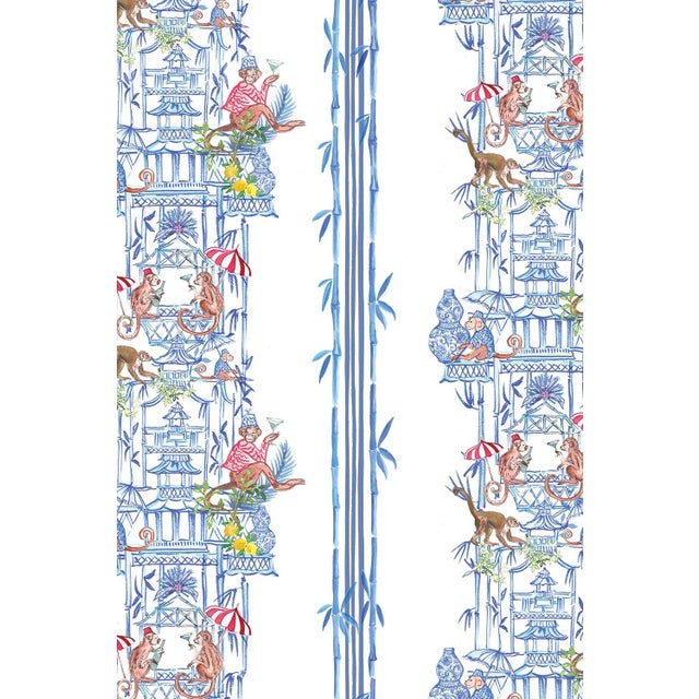 Chinoiserie Shenanigans Toile is our playful twist on a classic chintz-inspired wallpaper design. We started with all the...
