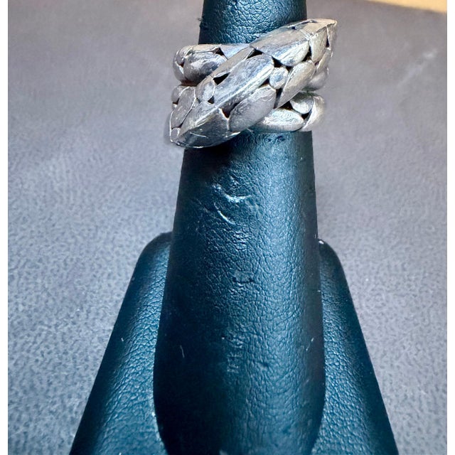 An estate john hardy ring Sterling silver This beautiful authentic ring is by JOHN HARDY from the his Collection. Crafted...
