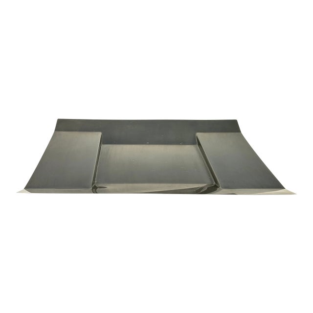 Vintage Alessi Stainless Steel Platter For Sale