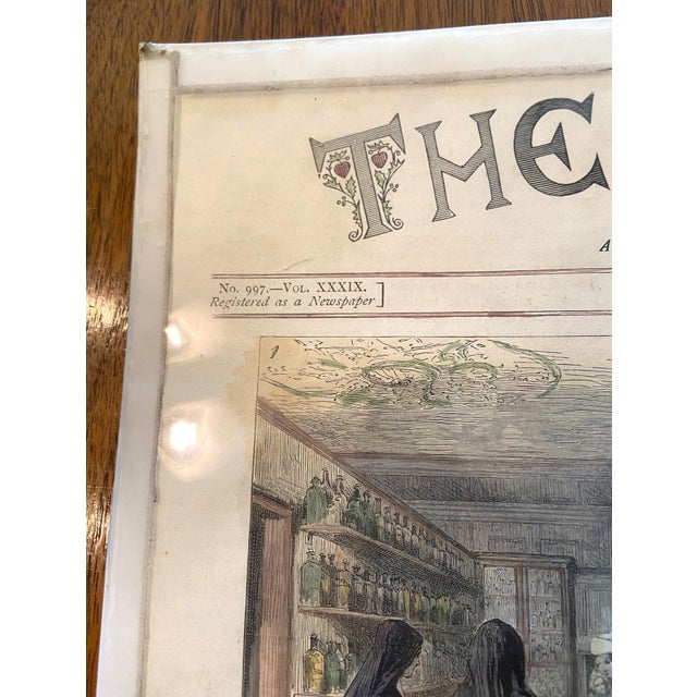 This antique print is titled, “The First Italian Hospital in London – Queen's Square, Bloomsbury.” The illustration is...