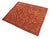 2010s 10x13 Terra Cotta Floral Oushak Rug | 9'11"x12'11" Ivory Wool Afghan Hand-Knotted For Sale - Image 5 of 11