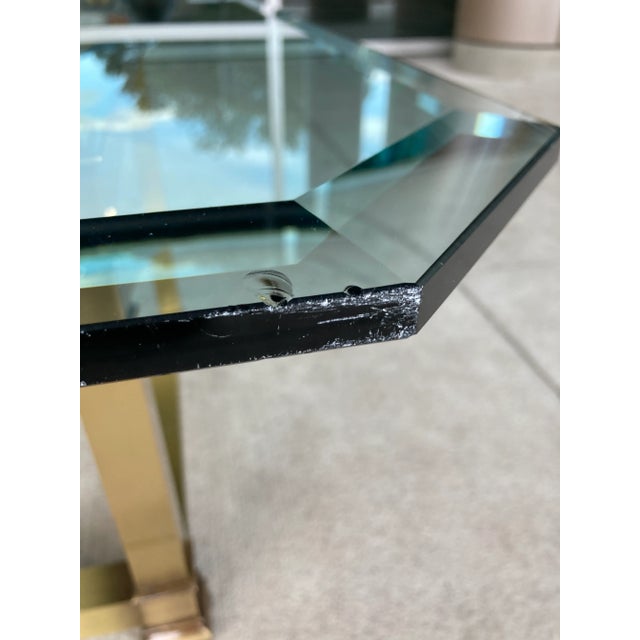 Brass Profile Coffee Table From Mastercraft For Sale - Image 11 of 13