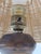 Wood Vintage MCM Wooden Base With Rattan Shade Table Lamp For Sale - Image 7 of 7