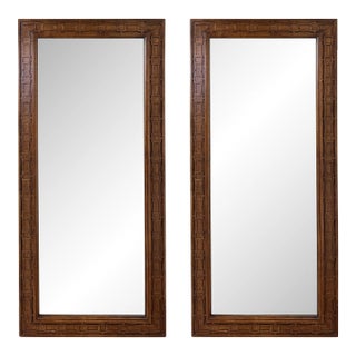 Vintage MCM Carved Wood Mirrors - Price Per Piece For Sale